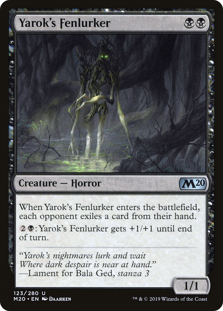 Yarok's Fenlurker (M20-123) - Core Set 2020