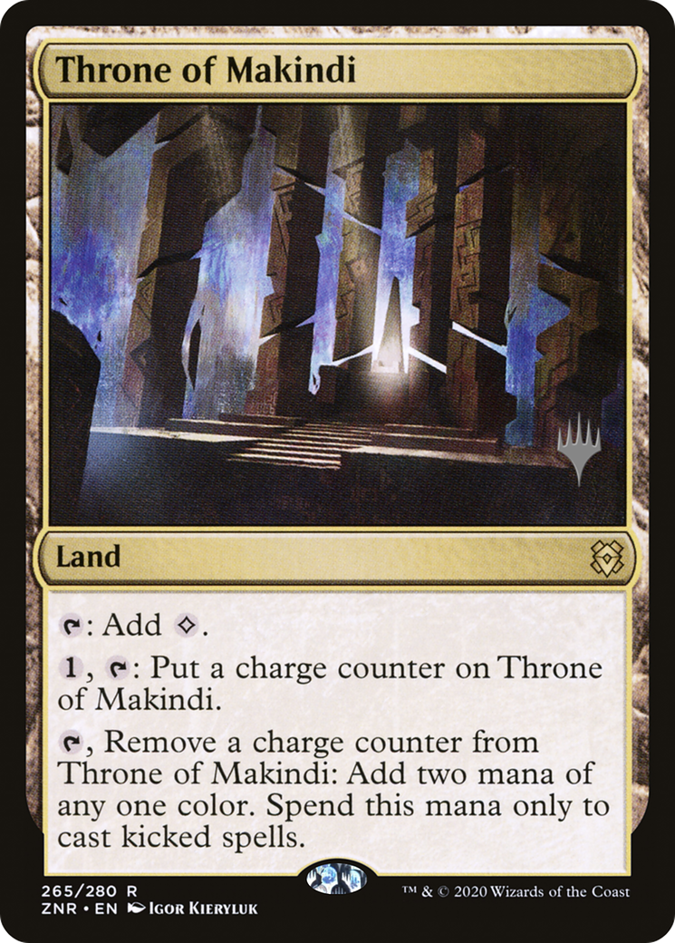 Throne of Makindi (PPZNR-265) - Zendikar Rising Promos