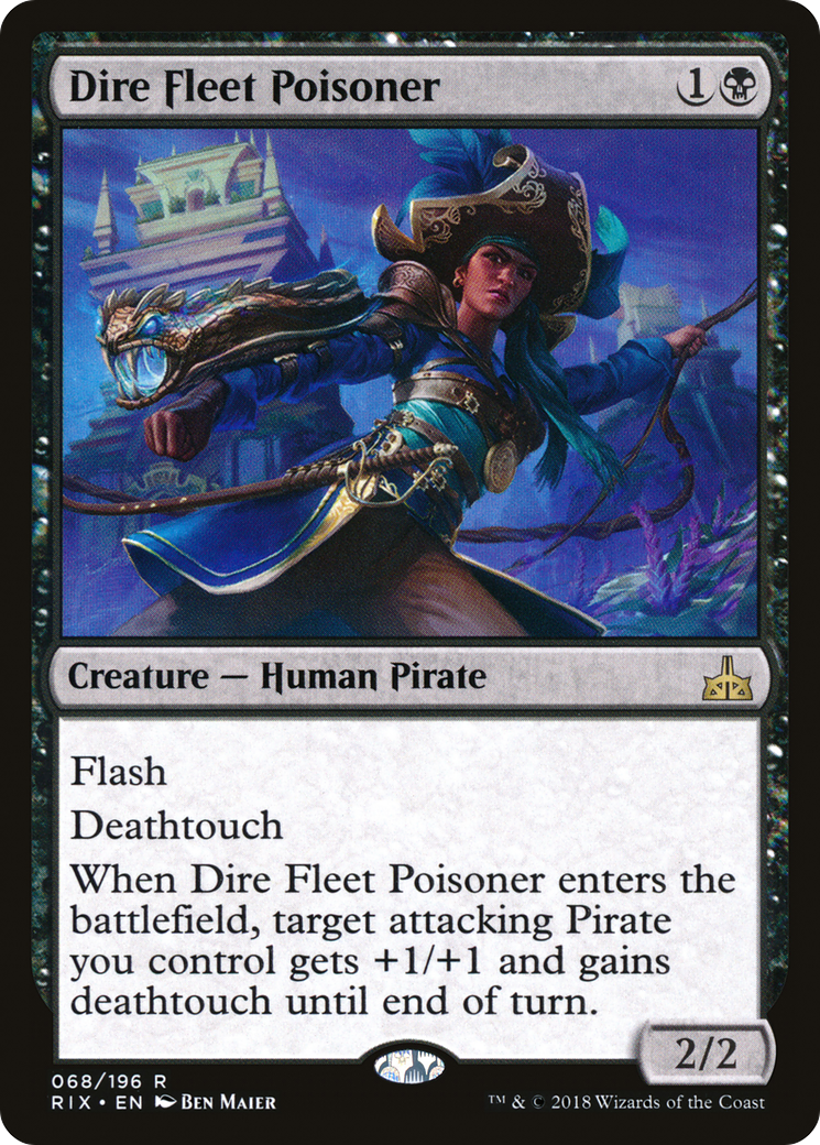 Dire Fleet Poisoner (RIX-068) - Rivals of Ixalan Foil