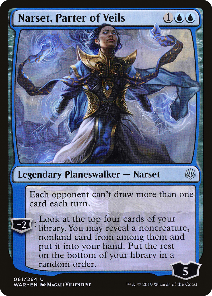 Narset, Parter of Veils (WAR-061) - War of the Spark Foil