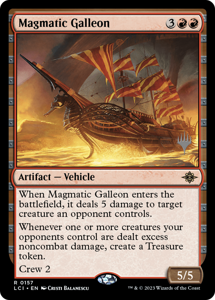 Magmatic Galleon (PPLCI-157) - The Lost Caverns of Ixalan Promos Foil