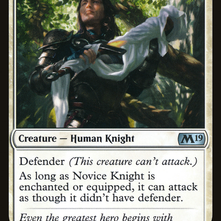 Novice Knight (M19-030) - Core Set 2019