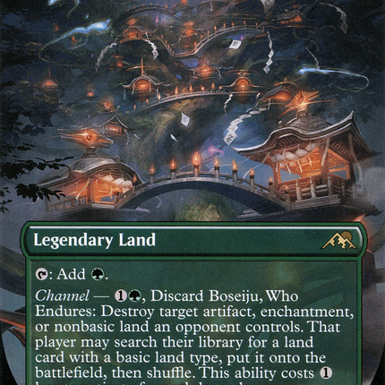 Boseiju, Who Endures (NEO-412) - Kamigawa: Neon Dynasty (Borderless)