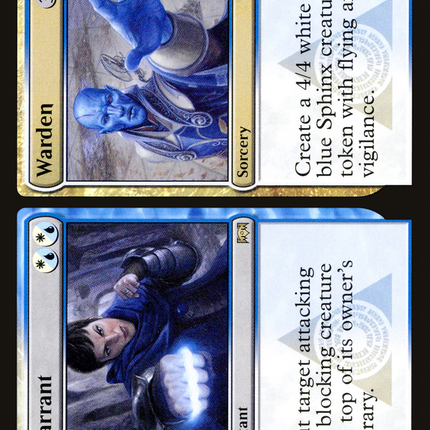 Warrant // Warden (RNA-230) - Ravnica Allegiance Foil