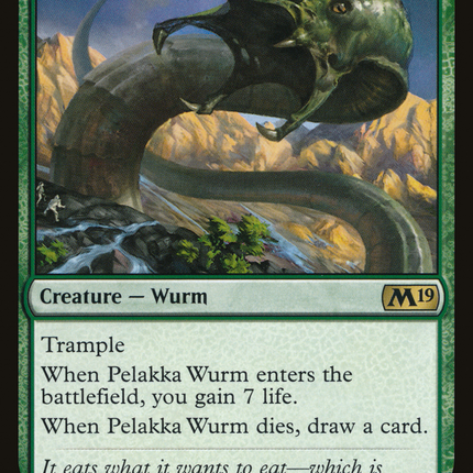 Pelakka Wurm (M19-192) - Core Set 2019 Foil