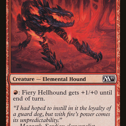 Fiery Hellhound (M11-136) - Magic 2011