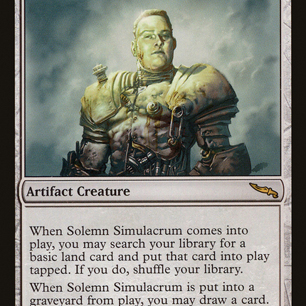 Solemn Simulacrum (MRD-245) - Mirrodin
