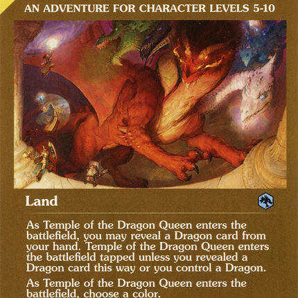 Temple of the Dragon Queen (AFR-357) - Adventures in the Forgotten Realms: (Showcase)