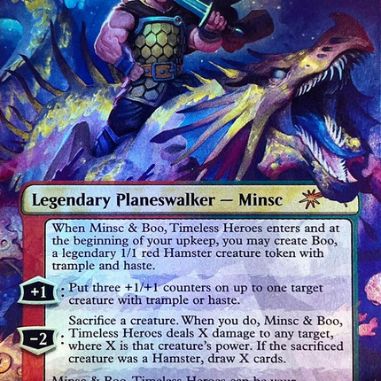 Minsc & Boo, Timeless Heroes (SLD-879) - Secret Lair Drop (Borderless) Foil