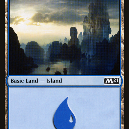 Island (M21-264) - Core Set 2021 Foil