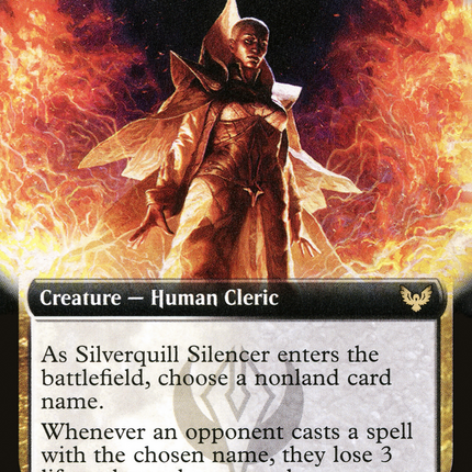 Silverquill Silencer (STX-353) - Strixhaven: School of Mages: (Extended Art)