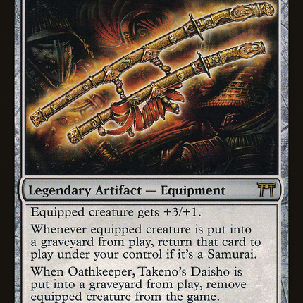 Oathkeeper, Takeno's Daisho (CHK-265) - Champions of Kamigawa Foil