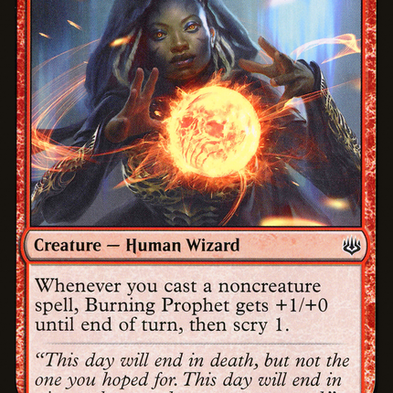 Burning Prophet (WAR-117) - War of the Spark Foil