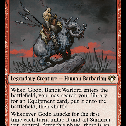 Godo, Bandit Warlord (CMM-227) - Commander Masters Foil