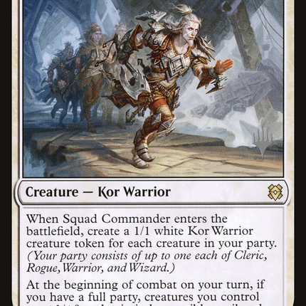 Squad Commander (PPZNR-041) - Zendikar Rising Promos Foil
