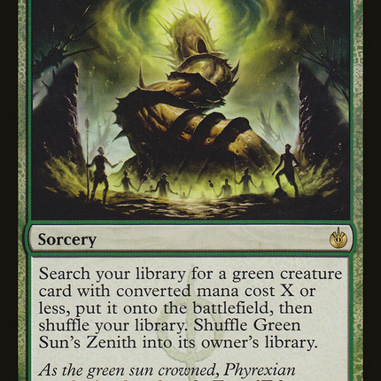 Green Sun's Zenith (MBS-081) - Mirrodin Besieged