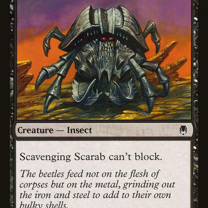 Scavenging Scarab (DST-051) - Darksteel Foil
