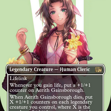Aerith Gainsborough (FIN-519) - FINAL FANTASY (Borderless) Foil