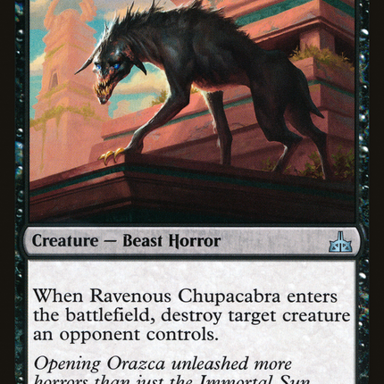 Ravenous Chupacabra (RIX-082) - Rivals of Ixalan Foil