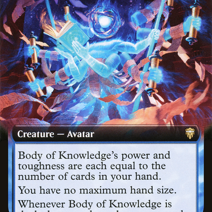 Body of Knowledge (CMR-631) - Commander Legends: (Extended Art) Foil