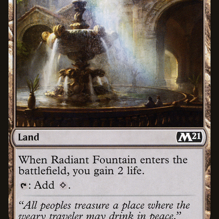 Radiant Fountain (M21-248) - Core Set 2021 Foil