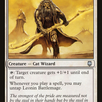 Leonin Battlemage (DST-005) - Darksteel Foil