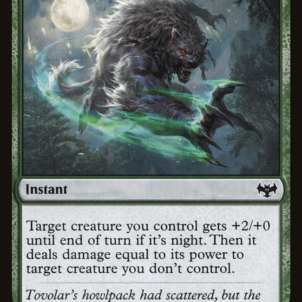 Wolf Strike (VOW-228) - Innistrad: Crimson Vow Foil