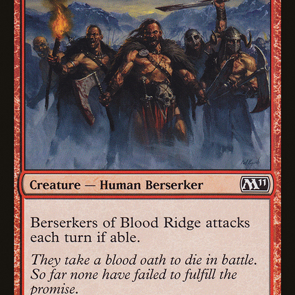 Berserkers of Blood Ridge (M11-124) - Magic 2011
