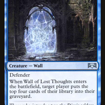 Wall of Lost Thoughts (RNA-059) - Ravnica Allegiance Foil