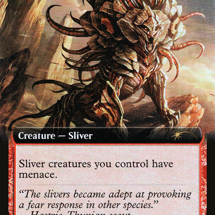 Belligerent Sliver (SLD-636) - Secret Lair Drop: (Extended Art) Foil