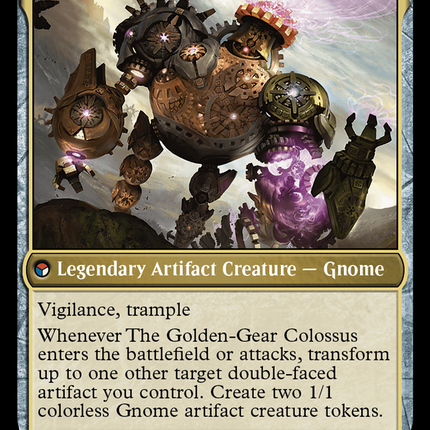 Tetzin, Gnome Champion // The Golden-Gear Colossus (LCC-013) - The Lost Caverns of Ixalan Commander