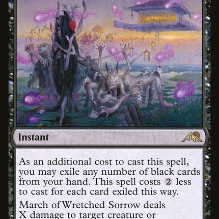 March of Wretched Sorrow (NEO-111) - Kamigawa: Neon Dynasty Foil