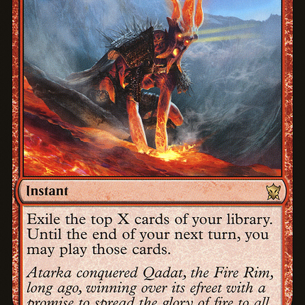 Commune with Lava (DTK-131) - Dragons of Tarkir