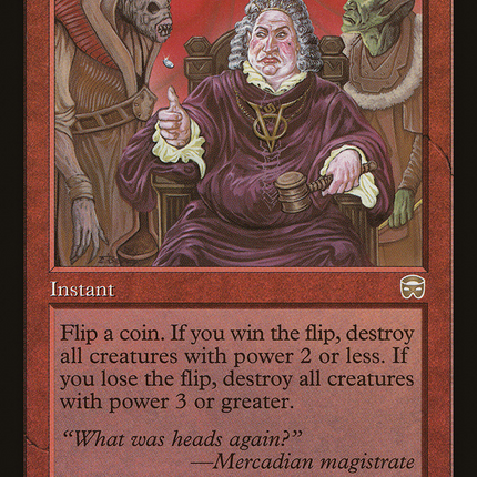 Puppet's Verdict (MMQ-208) - Mercadian Masques
