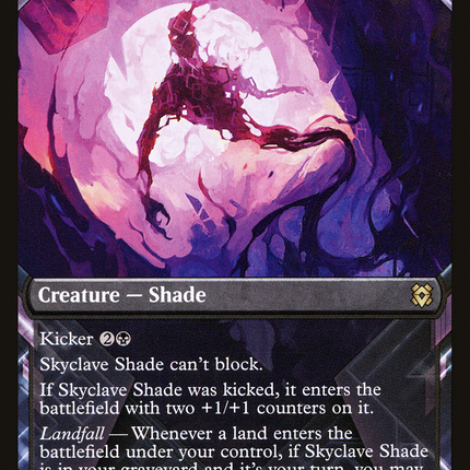 Skyclave Shade (ZNR-298) - Zendikar Rising: (Showcase) Foil