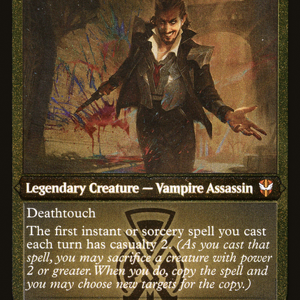 Anhelo, the Painter (Display Commander) - Thick Stock (NCC-186) - New Capenna Commander Foil