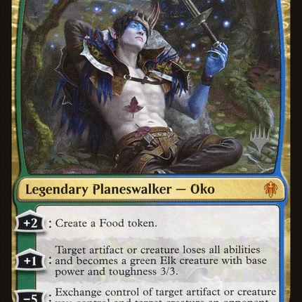 Oko, Thief of Crowns (PPELD-197) - Throne of Eldraine Promos