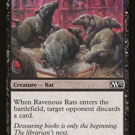 Ravenous Rats (M13-106) - Magic 2013