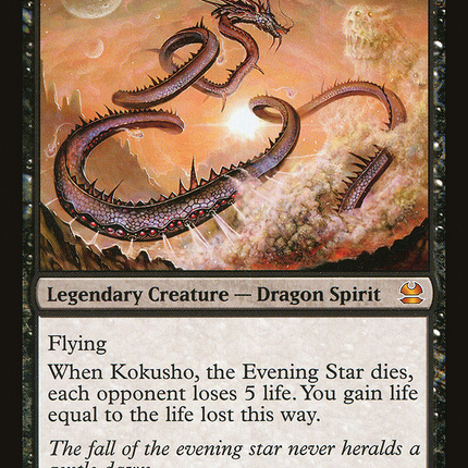 Kokusho, the Evening Star (MMA-089) - Modern Masters Foil