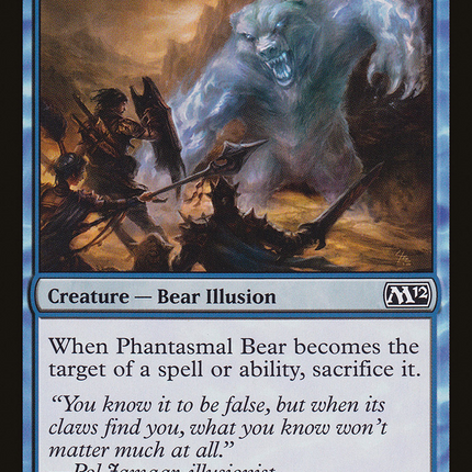 Phantasmal Bear (M12-070) - Magic 2012