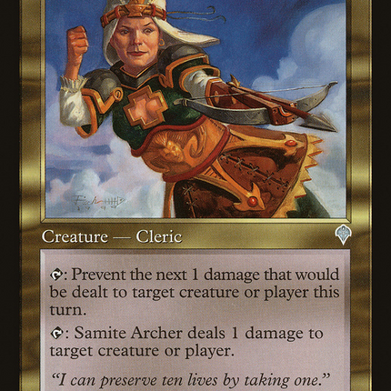 Samite Archer (INV-269) - Invasion Foil