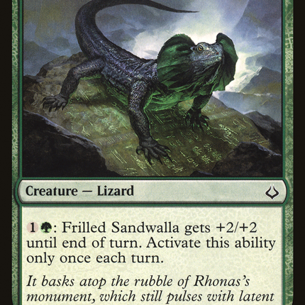 Frilled Sandwalla (HOU-116) - Hour of Devastation Foil