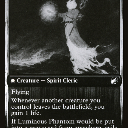 Lunarch Veteran // Luminous Phantom (DBL-027) - Innistrad: Double Feature: (Double Faced Transform) Foil