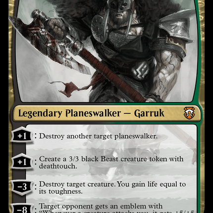 Garruk, Apex Predator (M3C-262) - Modern Horizons 3 Commander Foil