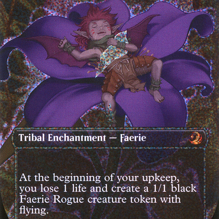 Bitterblossom (WOT-092) - Wilds of Eldraine: Enchanting Tales (Borderless) Foil