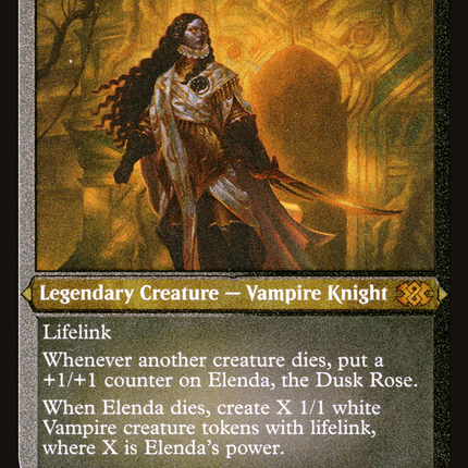 Elenda, the Dusk Rose (Foil Etched) (2X2-491) - Double Masters 2022 Foil