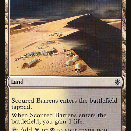 Scoured Barrens (KTK-242) - Khans of Tarkir