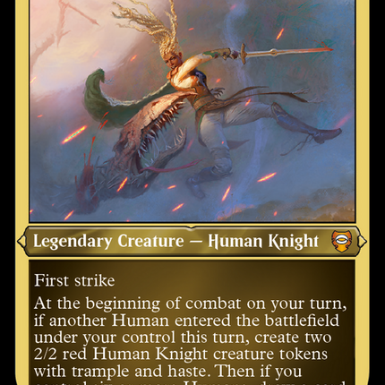 Eowyn, Shieldmaiden (Display Commander) - Thick Stock (LTC-081) - Tales of Middle-earth Commander Foil