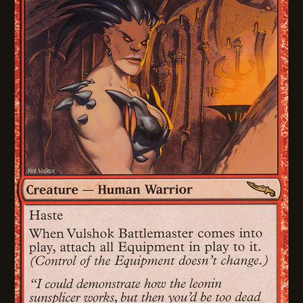 Vulshok Battlemaster (MRD-110) - Mirrodin Foil