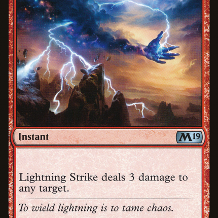 Lightning Strike (M19-152) - Core Set 2019 Foil